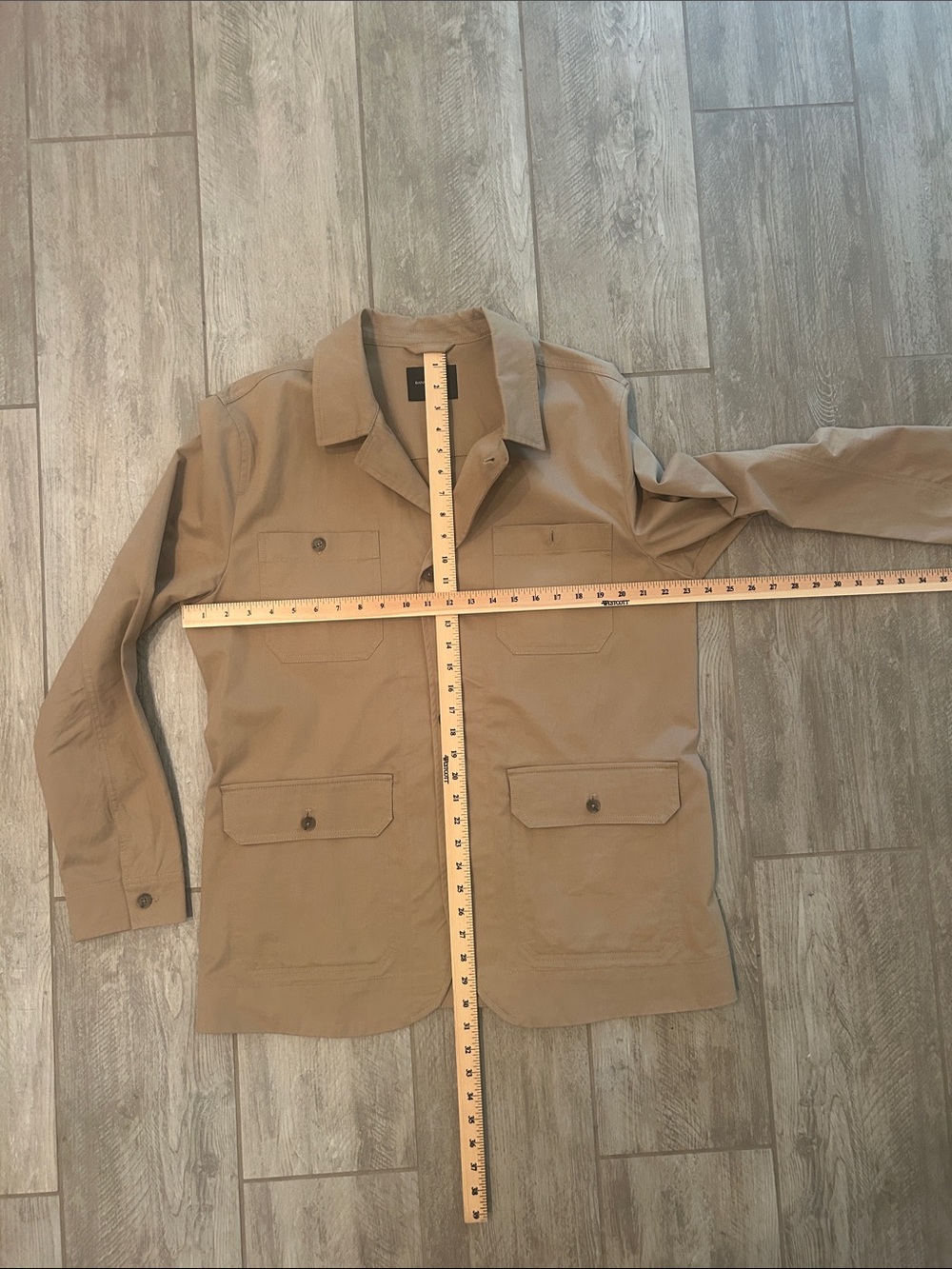 Banana Republic Men's Beige Field Jacket - Picture 3 of 3